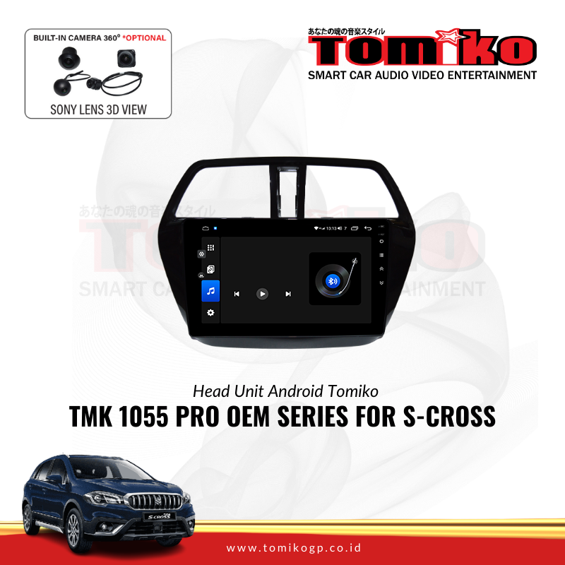Head Unit Android Tomiko TMK 1055 PRO OEM Series for S-Cross