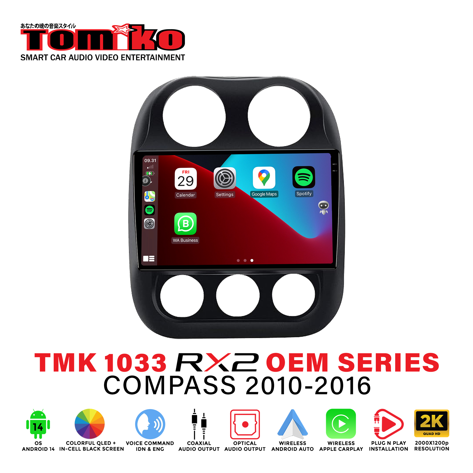JEEP_TMK 1033 RX2 COMPASS 2010-2016