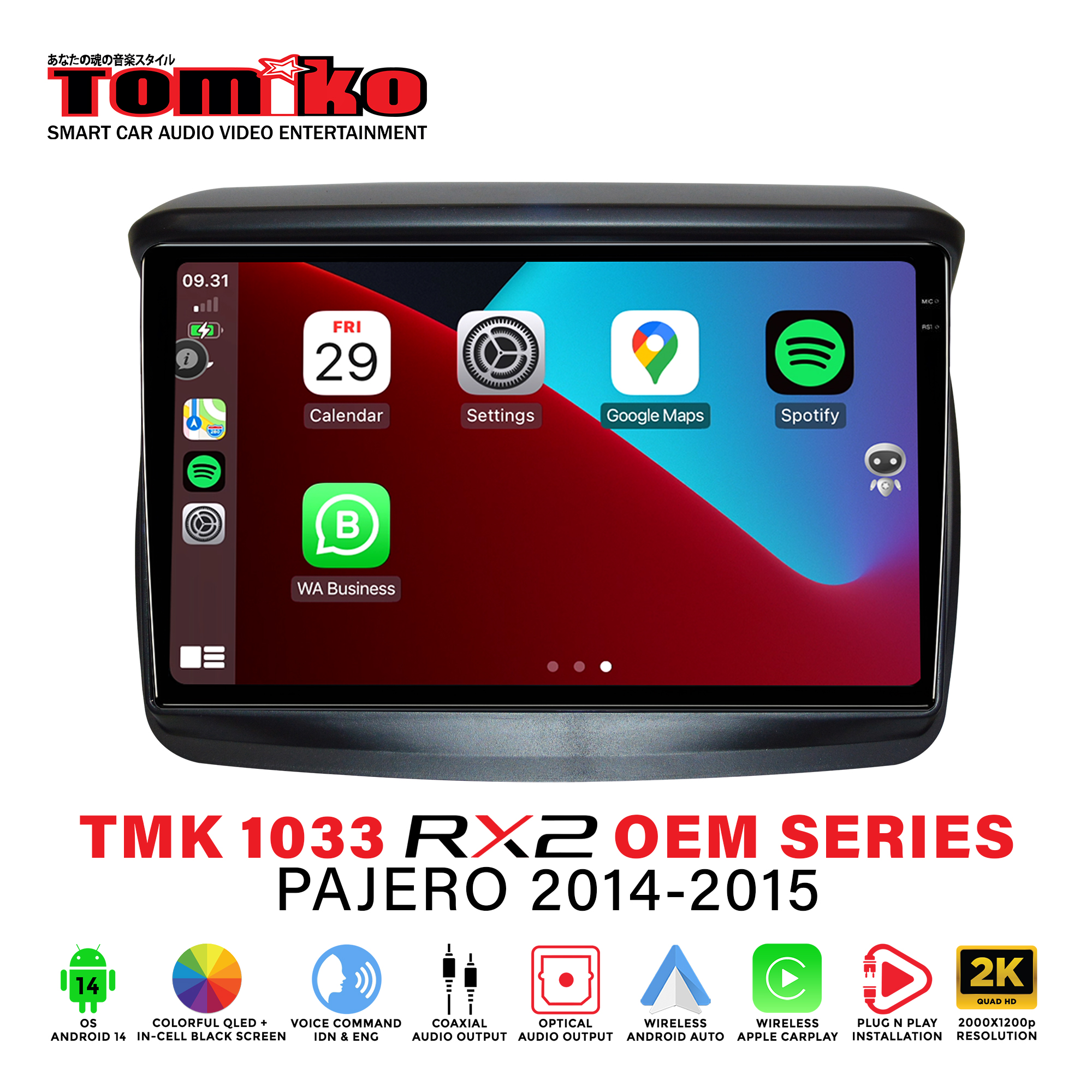 MITSUBISHI_TMK 1033 RX2 PAJERO 2014-2015
