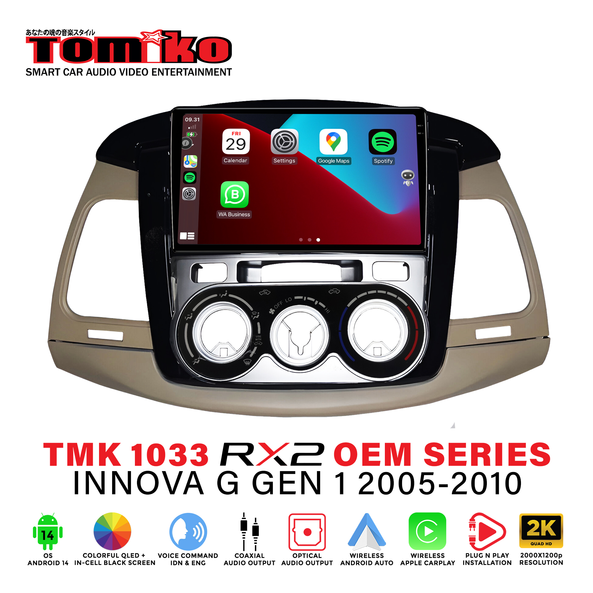 TOYOTA_TMK 1033 RX2 INNOVA G GEN 1 2005 - 2010