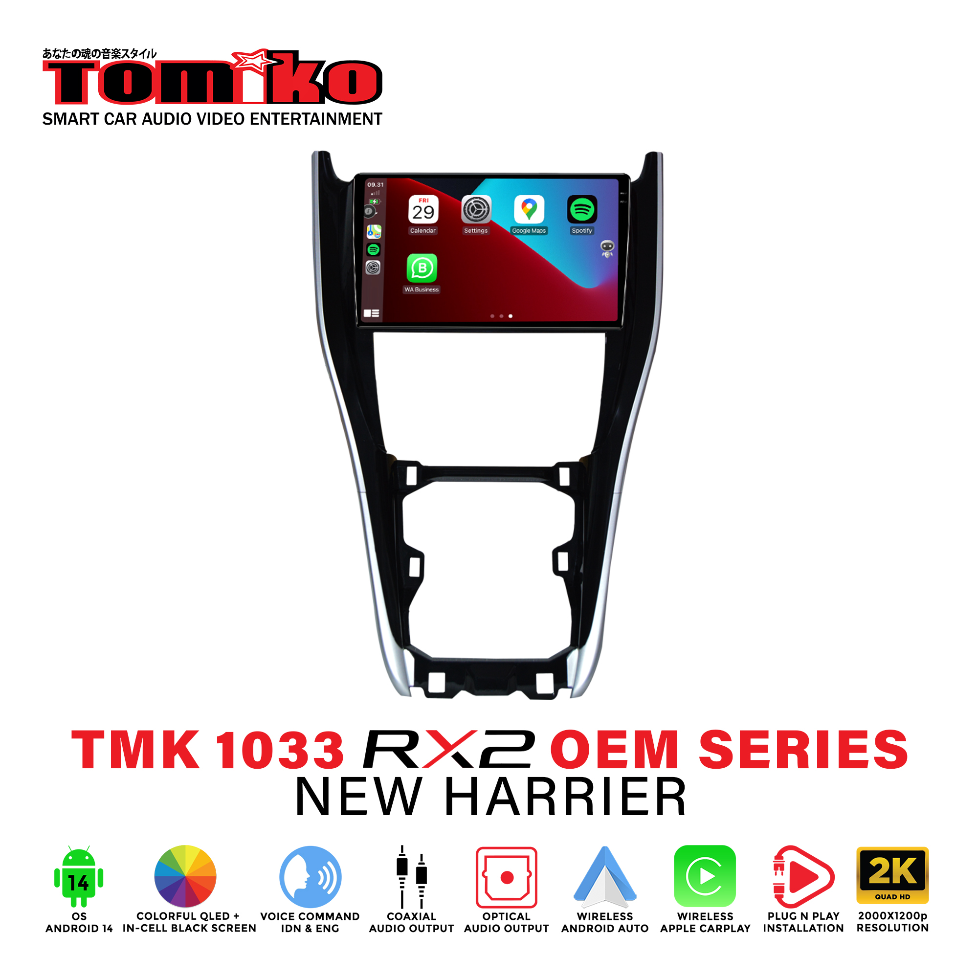 TOYOTA_TMK 1033 RX2 NEW HARRIER