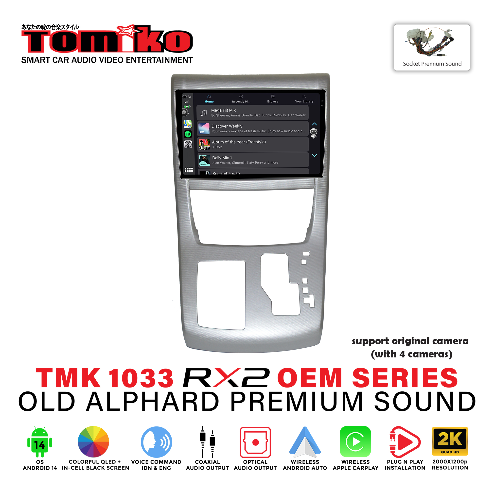 TOYOTA_TMK 1033 RX2 OLD ALPHARD PREMIUM SOUND